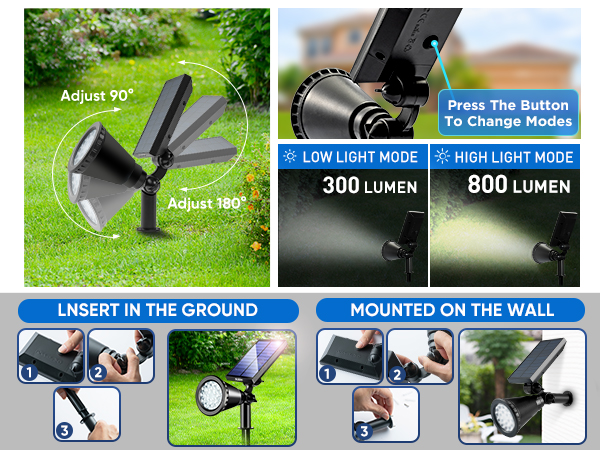 Solar Spot Lights Outdoor