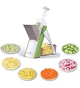 ONCE FOR ALL Safe Mandoline Slicer, Multi Vegetable Chopper, Potato Slicer for Kitchen, 4 Modes 1...