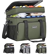 Hulongo Insulated Soft Cooler Bag, Large Ice Coolers Soft Sided Ice Chest for Beach, Collapsible ...