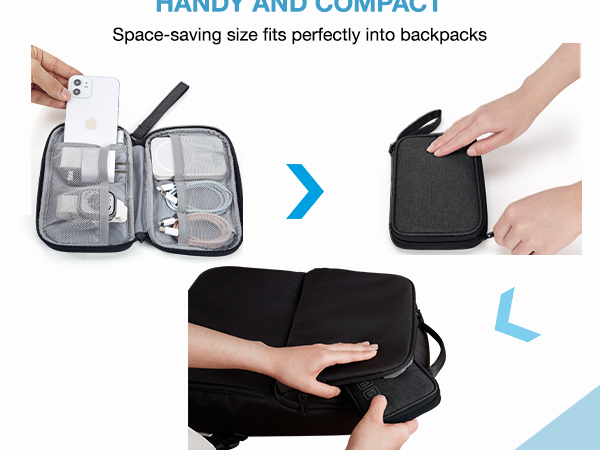 electronics organizer travel case
