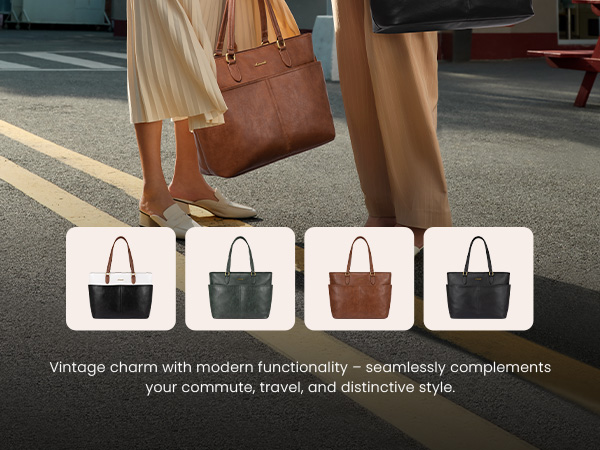 Laptop Tote Bag for Women, 15.6 inch Laptop Work Bags for Teacher/Nurse