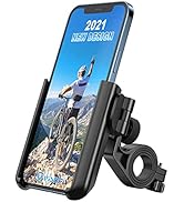 visnfa Upgraded Bike Phone Mount Anti Shake and Stable 360¡ã Rotation Adjustable Universal Bike A...