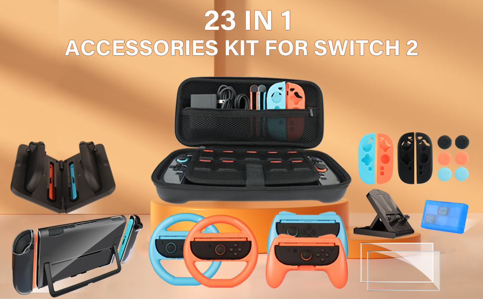 Switch 2 Accessories Bundle for Nintendo Switch 2