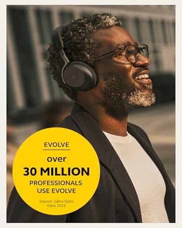 Jabra Wireless headset, with noise cancelling mic, best headset for noisy office, compatible with PC