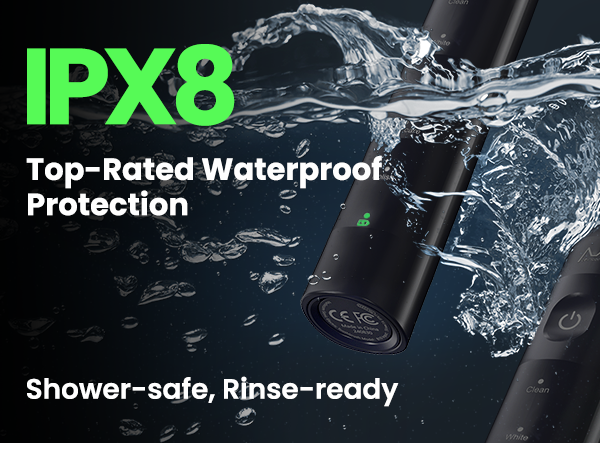 IPX8 water protection