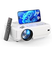 AuKing Projector,2025 Upgraded Mini Projector with Wifi and Bluetooth, Full HD 1080P Home Theater...