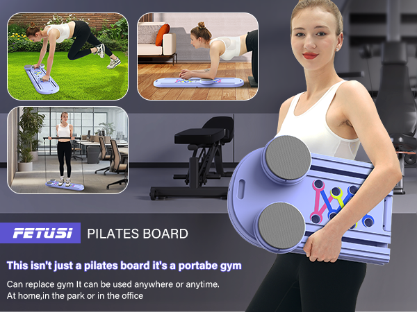 flo pilates portable reformer pilates board pilates reformer set pilates board for home workout