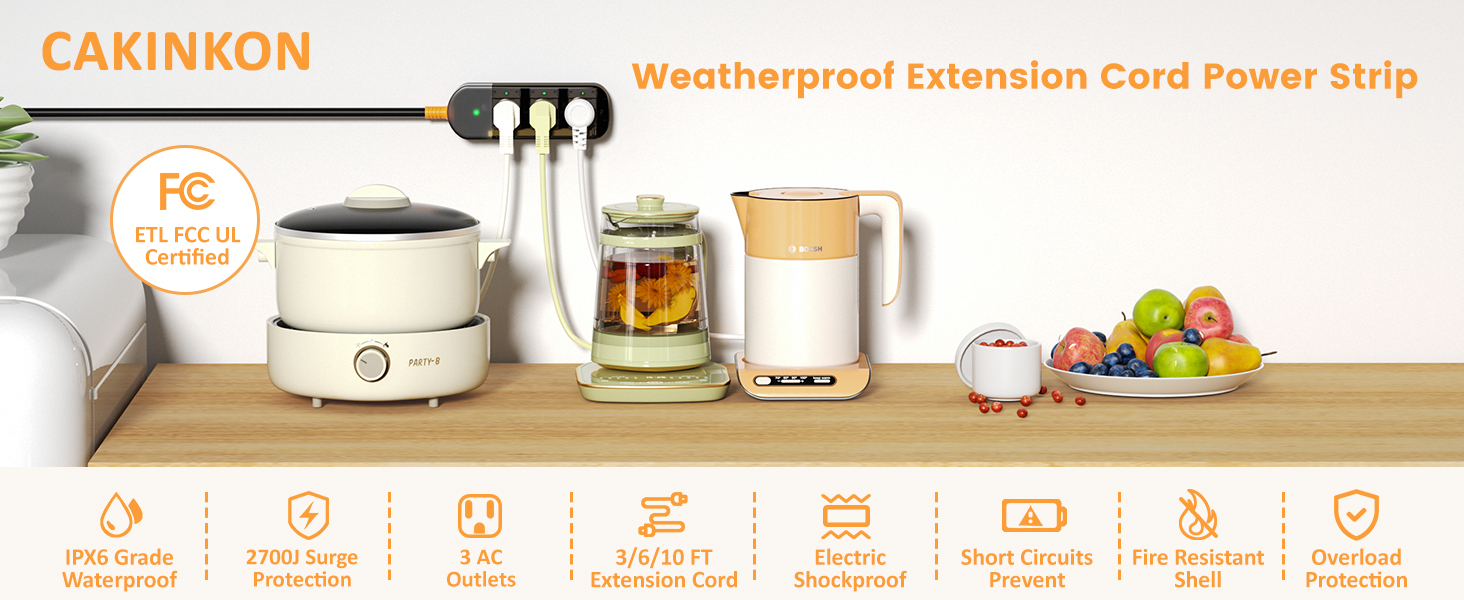 outdoor power strip weatherproof