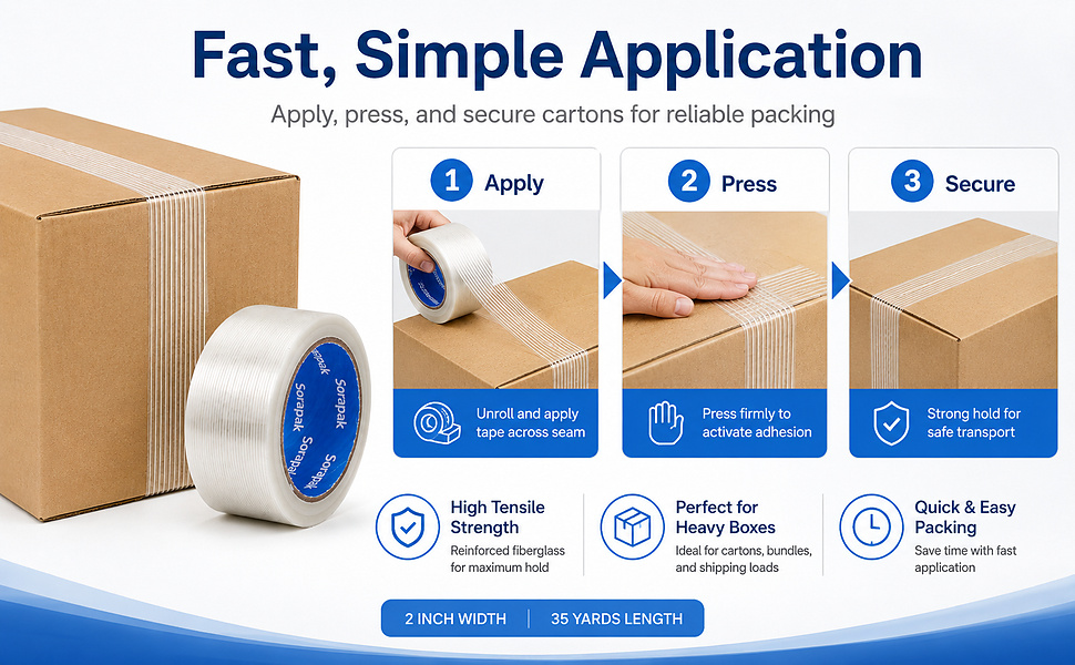 heavy duty box sealing tape