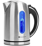 Aigostar Electric Kettle, 1.7L Electric Tea Kettle with LED Illumination, Hot Water Kettle Electr...