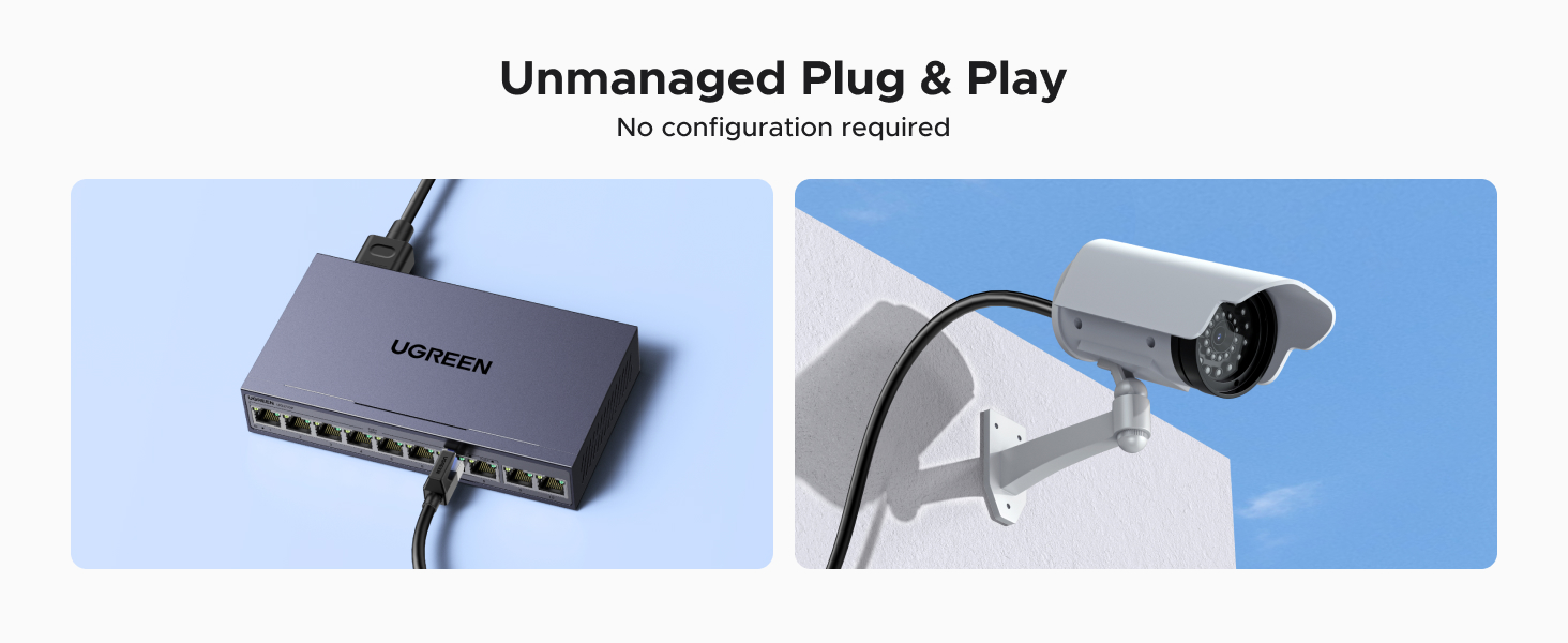 UGREEN Ethernet Switch 10-port PoE Switch