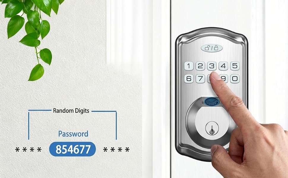 keyless entry door lock