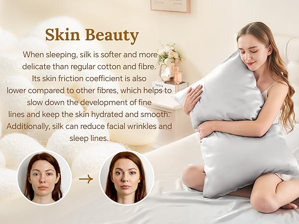 silk pillow cases for skin