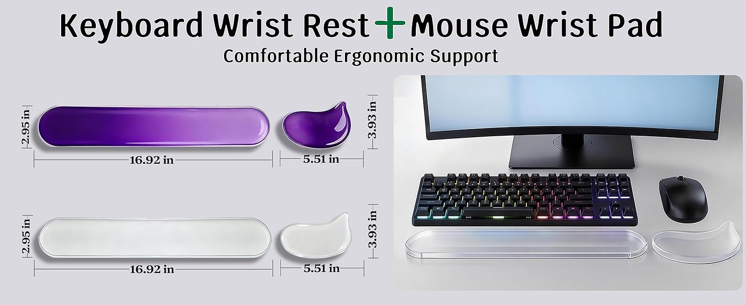 wrist rest for keyboard and mouse