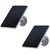 2 Pack Solar Panels Compatible with WYZE Battery Cam Pro, Solar Panels for Wireless Security Came...