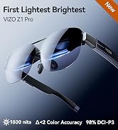 TOZO VIZO Z1 Pro AR Glasses with 160" OLED Display, 120Hz, Full HD 2D &amp; 3D, 6000 nits Brightness,...