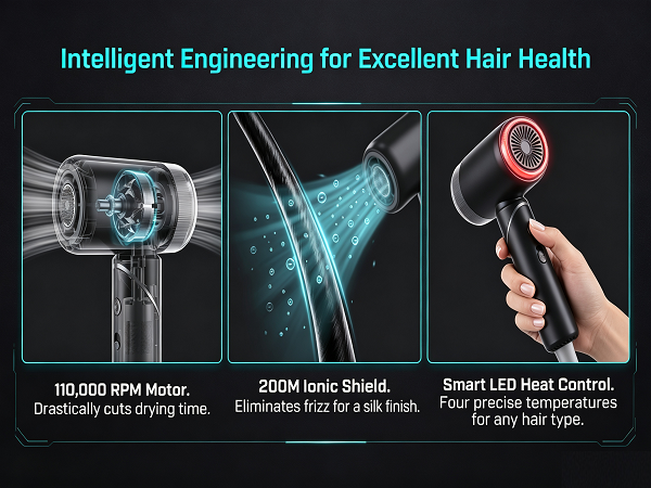 Foldable Travel Hair Dryer