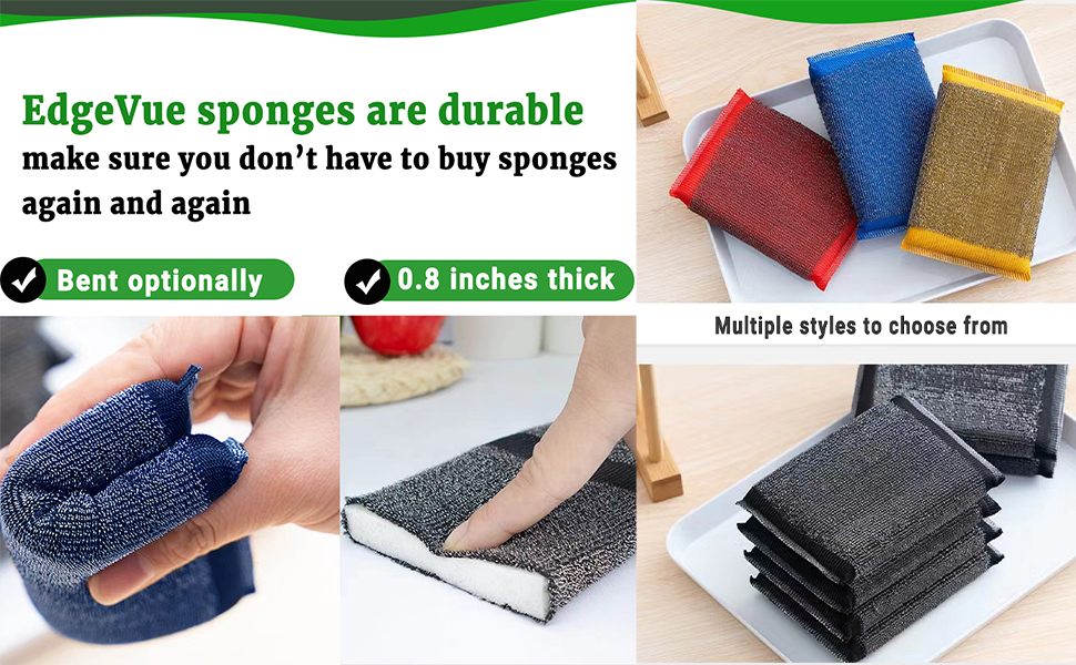 Kitchen Scrubbers Dish Sponges