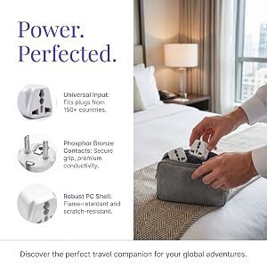 USA to South America Power Adapter