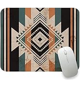 Western Mouse Pad, Western Desk Accessories Office Decor, Boho Cowgirls Rug Mouse Pad for Compute...
