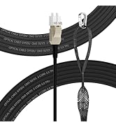 Outdoor Armored Fiber Patch Cable, OM3 LC Fiber Industrial TPU, Direct Burial, Duplex Multimode F...
