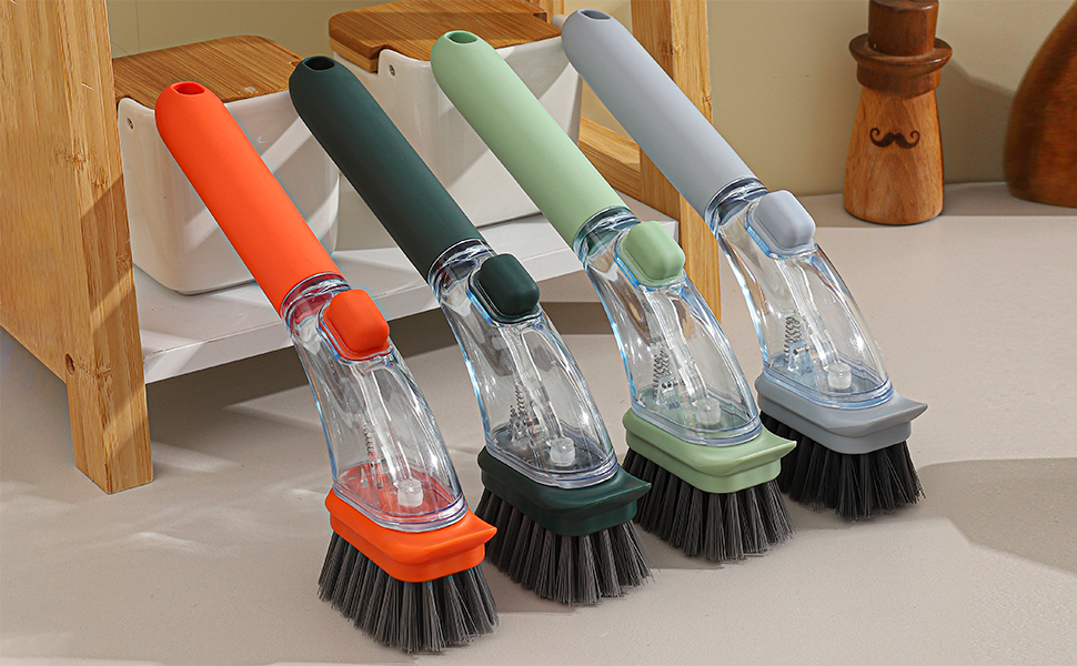Kitchen Scrub Brush for Dishes Pots Pans Sink Cleaning