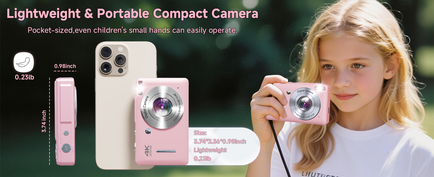 Lightweight &amp;amp; Portable Compact Camera