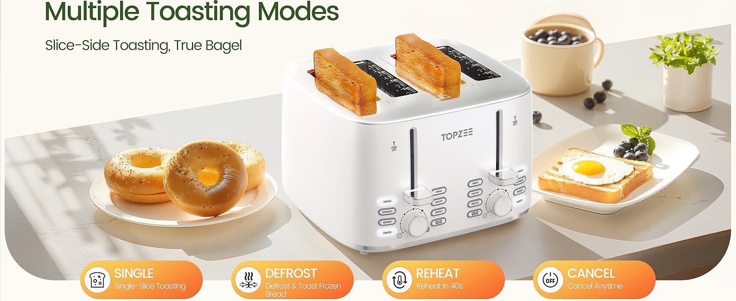 4 slice toaster