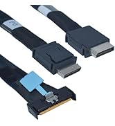 LetLinkSo PCIe 5.0 MCIO x8 to Oculink Cable, MCIO to Oculink SFF-8611 4i Cable, 2.77 feet(85 cm)
