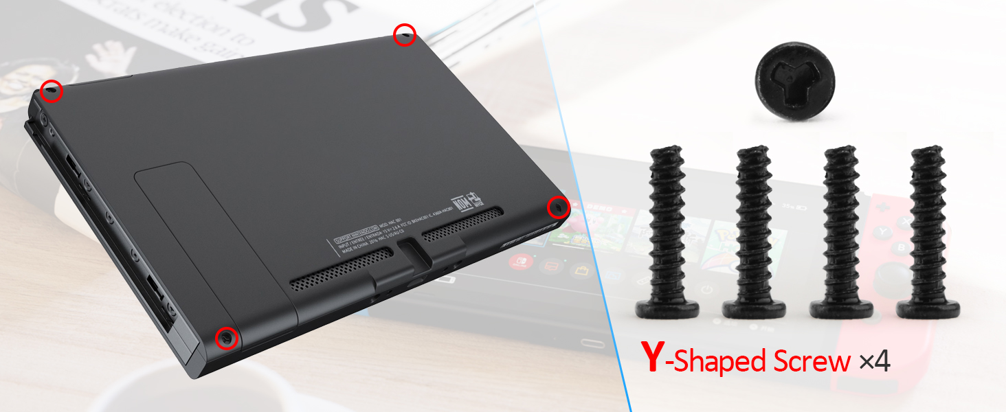 screws for Nintendo Switch console
