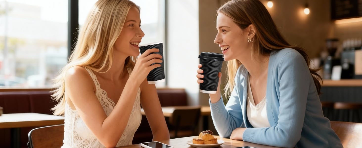 coffee cups with lids