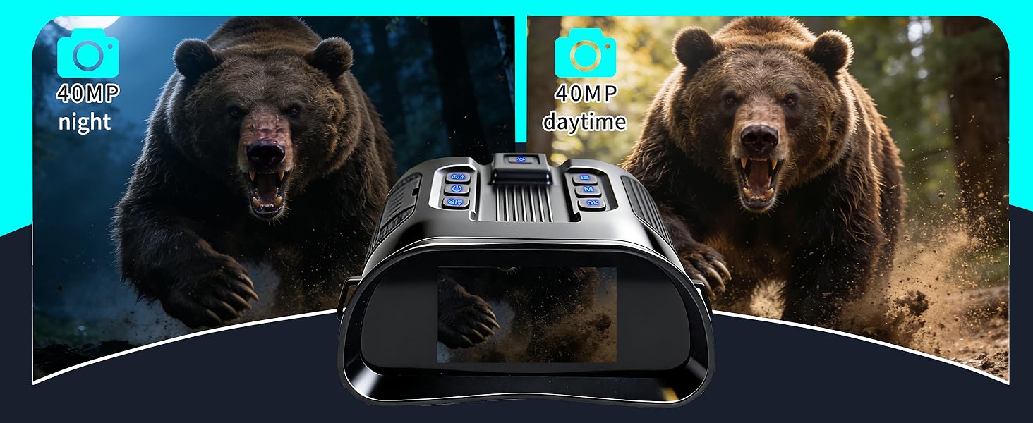 Night Vision Goggles for Adults, 4K Night Vision Binoculars