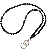 Ornaland Teacher Lanyard for Keys Silicone Beaded Lanyards Key Lanyard for Women ID Badges Nurse ...