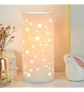 Lampwell Dana Small Table Lamp for Living Room as Bedside Table Lamp for Bedroom,Modern Ceramic T...