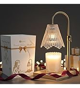 Oizuon Candle Warmer Lamp with Timer - 6.3'' Dimmable Candle Lamp Warmer, Christmas Birthday Gift...