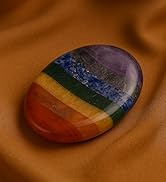 7 Chakra Crystal Thumb Worry Stone