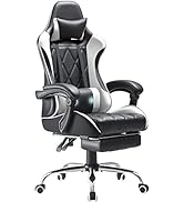 Homall Gaming Chair, Computer Chair with Footrest and Massage Lumbar Support, Ergonomic High Back...
