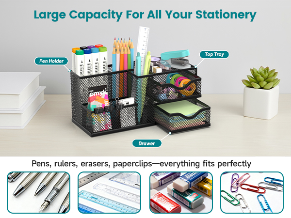 metal pen holder