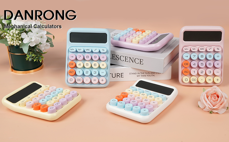 Mechanical Calculator blue-1