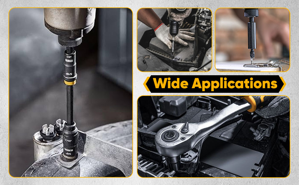 Drill Socket Adapter 8 Piece