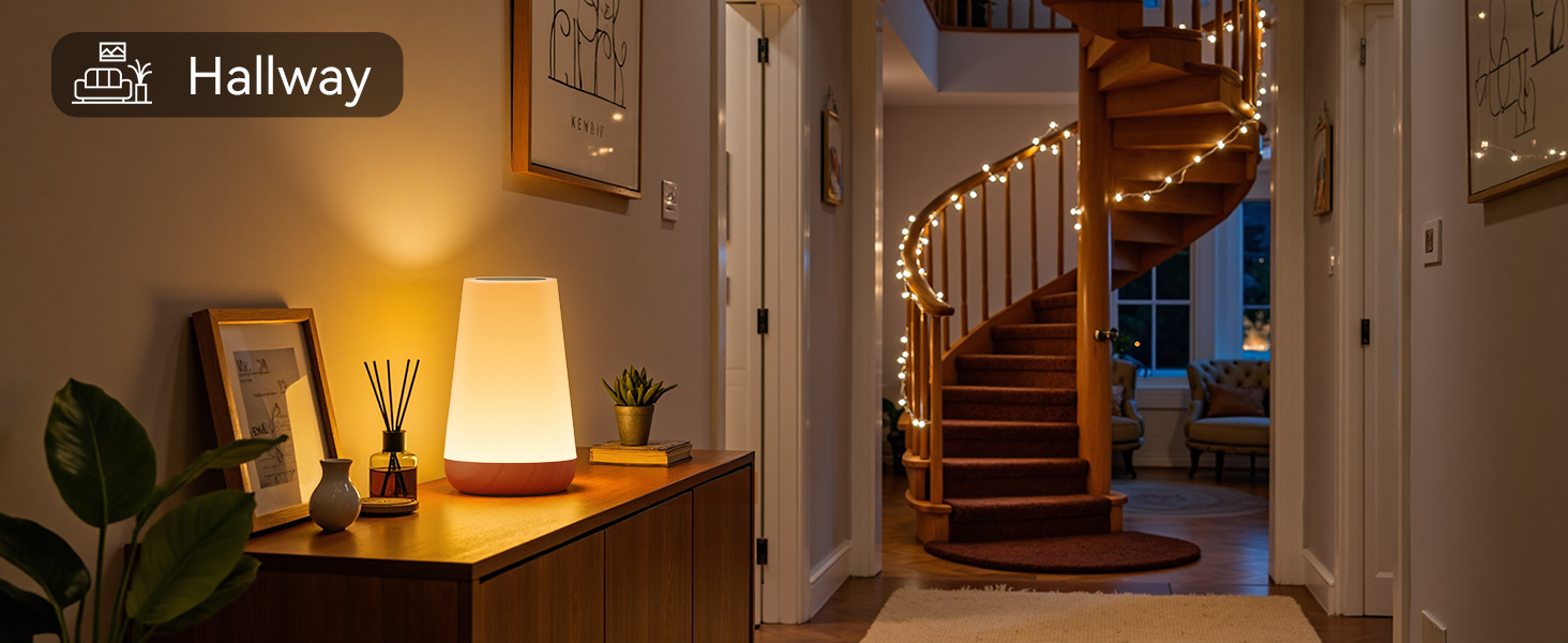 Touch Dimmable Night Lamp with 256 RGB Color Changing for Baby Adult, Breastfeeding, Sleep Aid