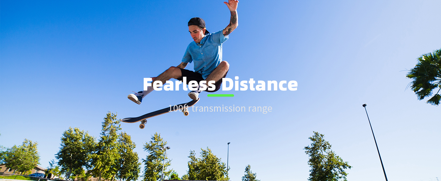 Mic for iPhone 100 FT. Connection Range