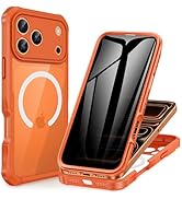 CENHUFO Magnetic Privacy for iPhone 17 Pro Max Case [Compatible with Magsafe] Full Body Phone Cas...