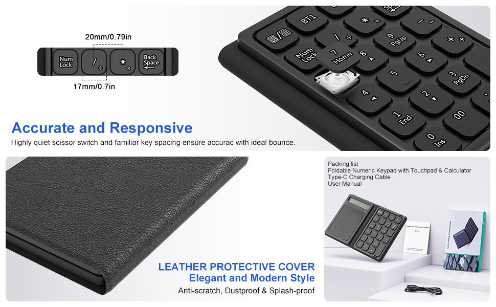 bluetooth numeric keypad