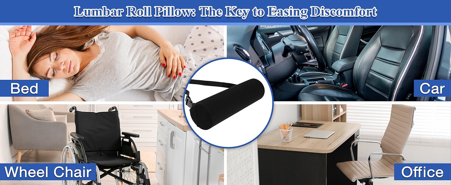Lumbar Roll Support Pillow