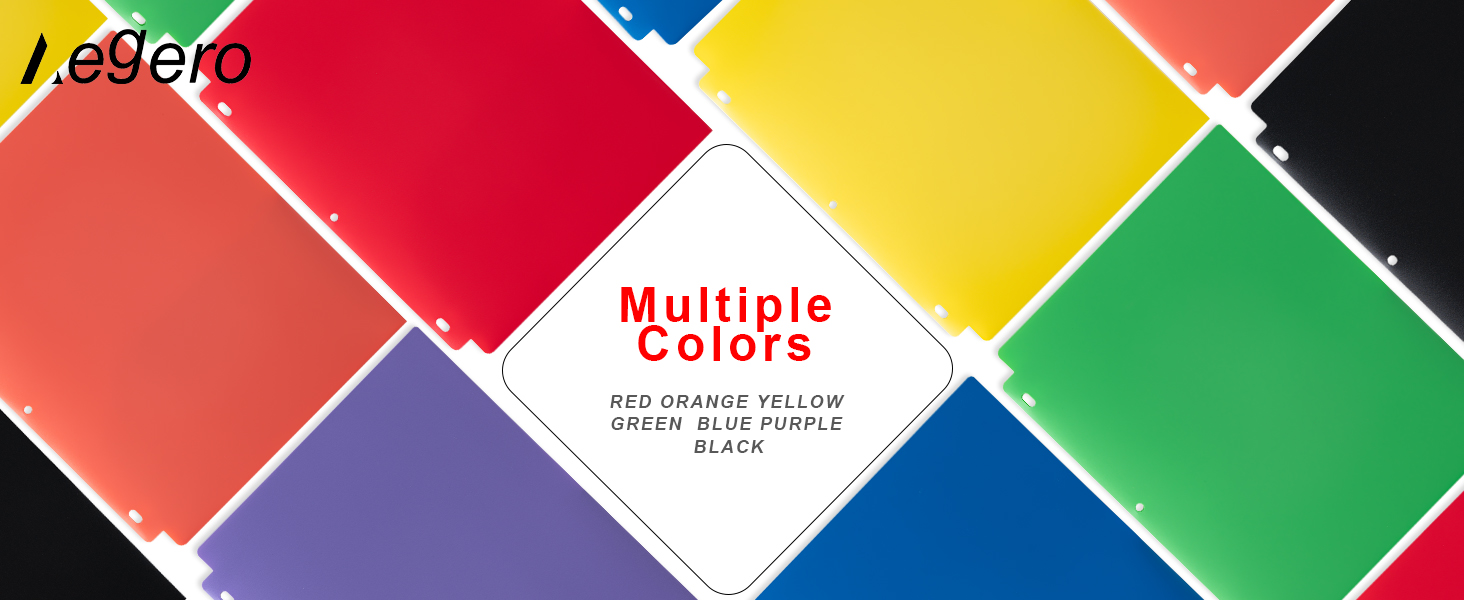 Divider Folder for Notebook, Durable Poly, Fits 8.5x11 Sheets
