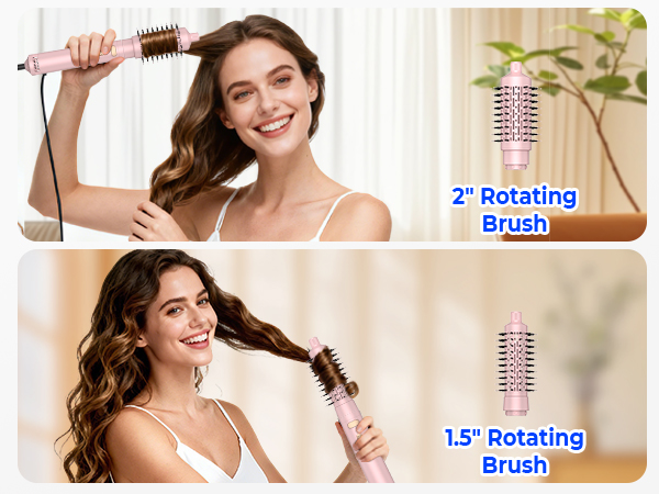 rotating blow dryer brush