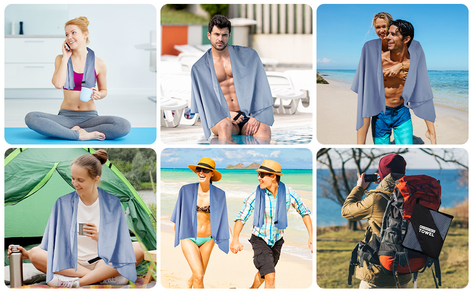 towel for beach camping yoga travel hiking 