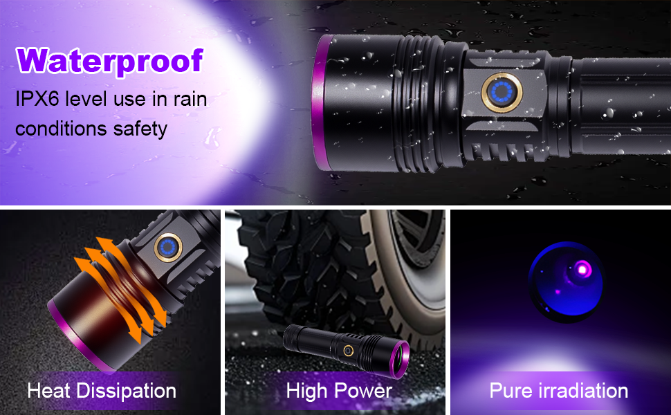 365nm UV Flashlight