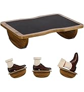 Atoping Ergonomic Wooden Footrest for Under Desk,Foot Rest with Anti-Slip Surface,Comfortable Des...